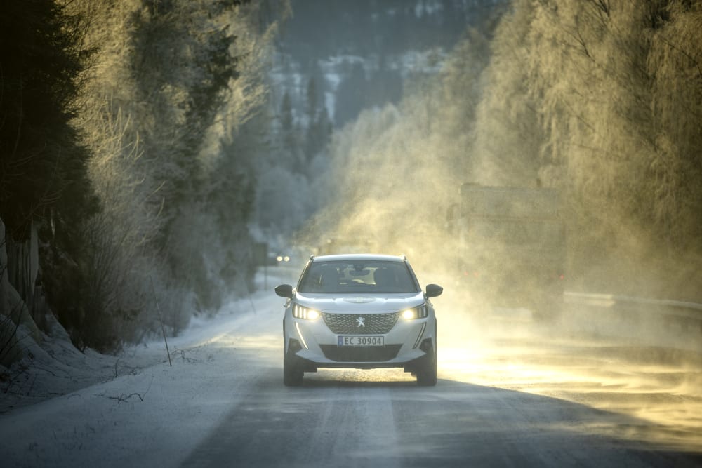 Peugeot e-2008 i forstrøyken